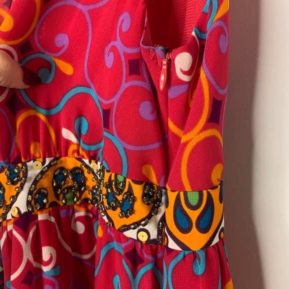 Nicole by Nicole Miller Colorful Maxi Dress - Picture 5 of 5